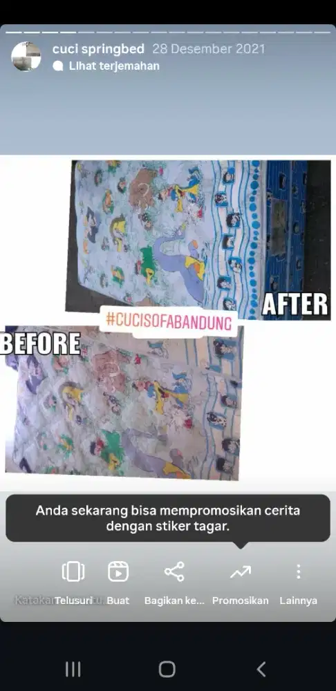 Jasa cuci panggilan homeservis sofa sofabed kasur springbed karpet
