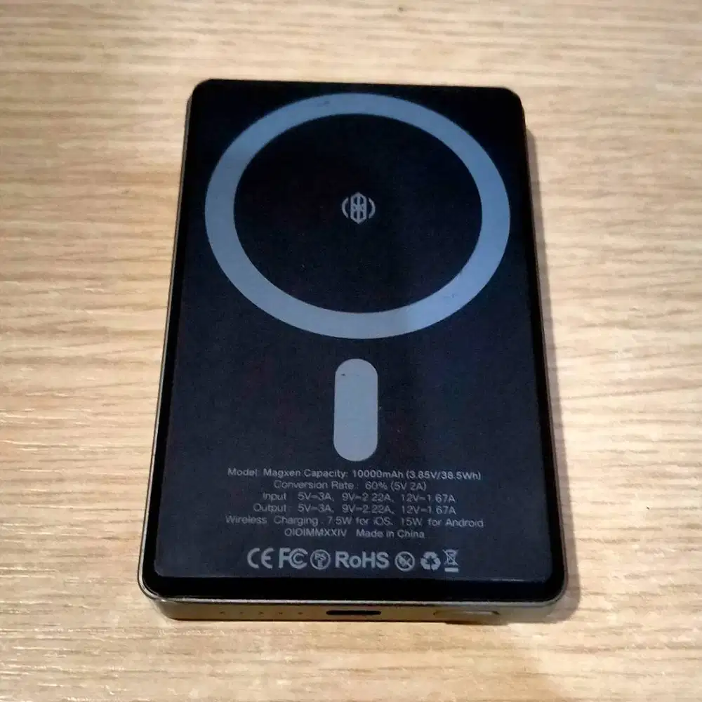 Ibacks Magxen 10.000 Mah Fast Charging Powerbank wireless pocket small
