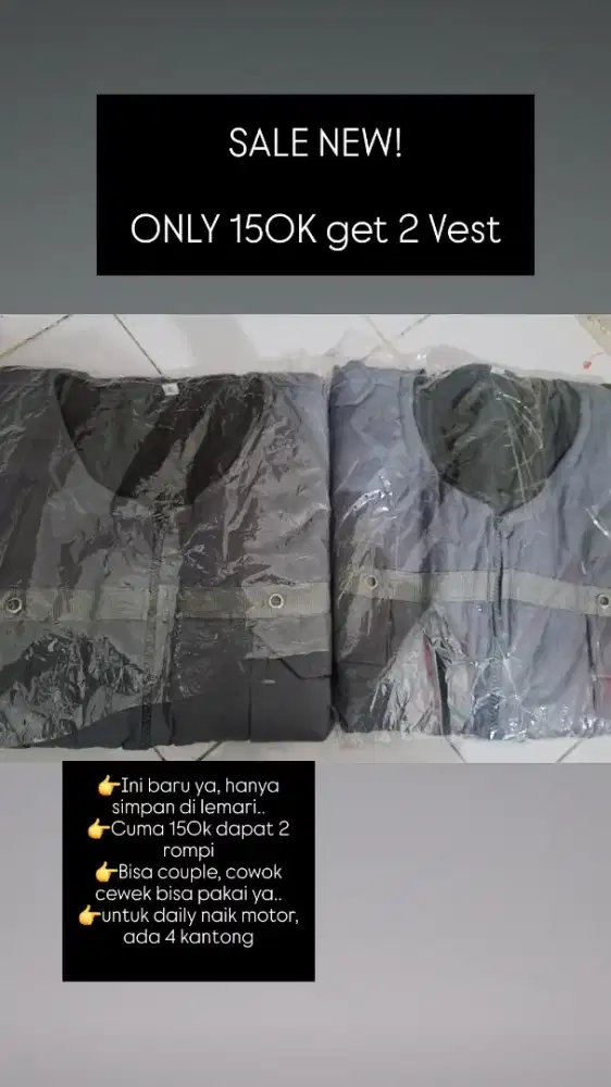 DAPAT 2 ROMPI / VEST