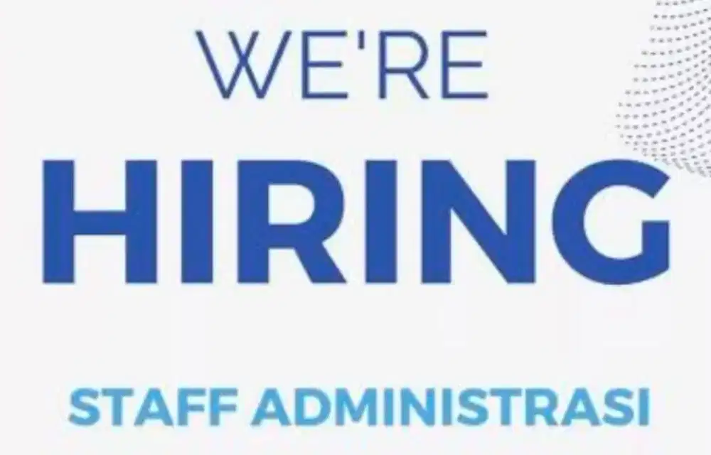 staff administrasi kantor