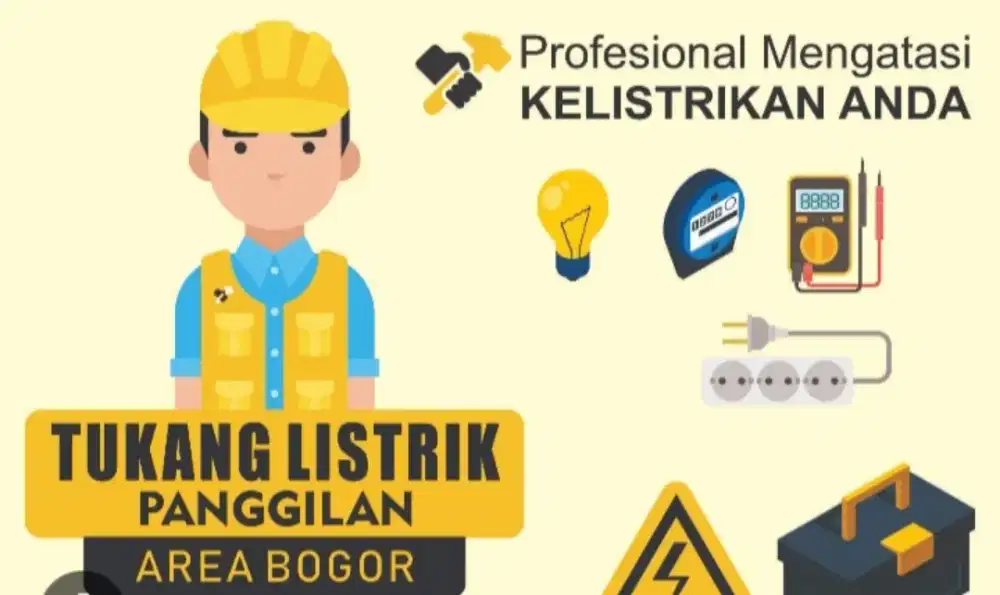 Tukang listrik panggilan siap meluncur kelokasi