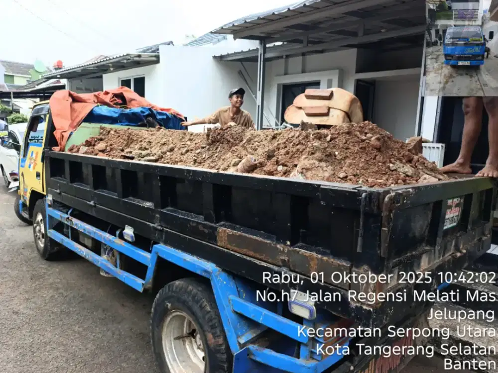 Jasa buang puing dan sampah