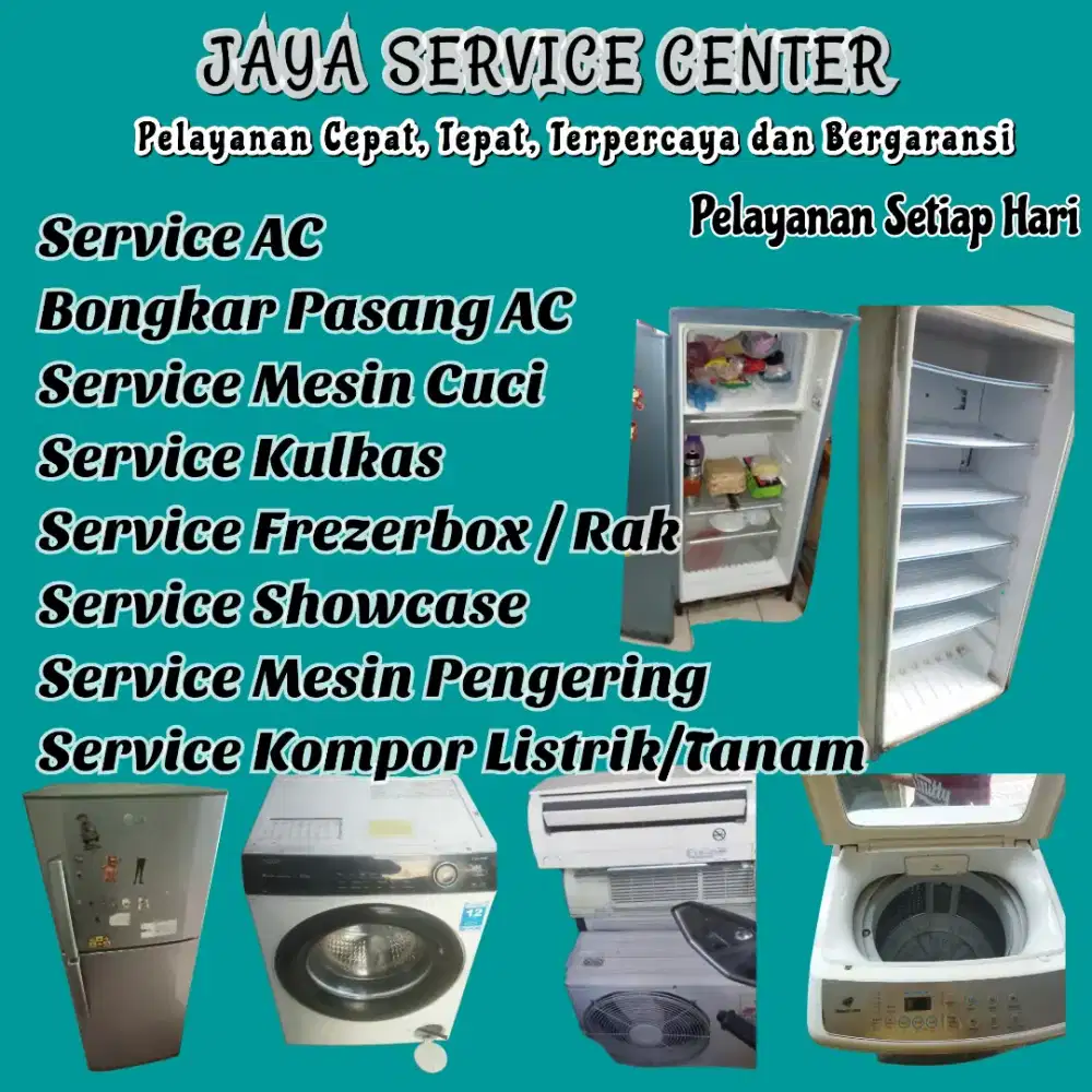 Service Kulkas Frezerbox Bongkar Pasang AC Servis AC Mesin Cuci Tarik