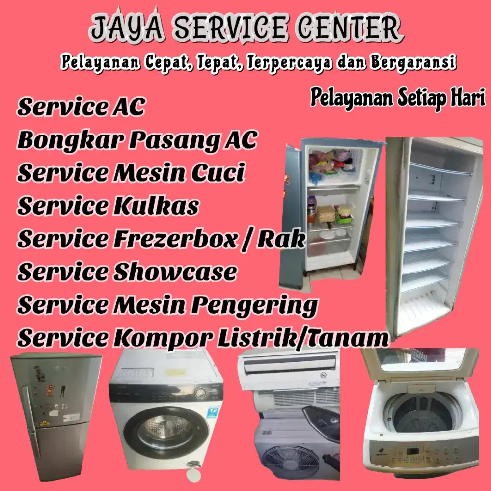 Service Mesin Cuci Bongkar Pasang Servis AC Kulkas Frezer Tanggulangin