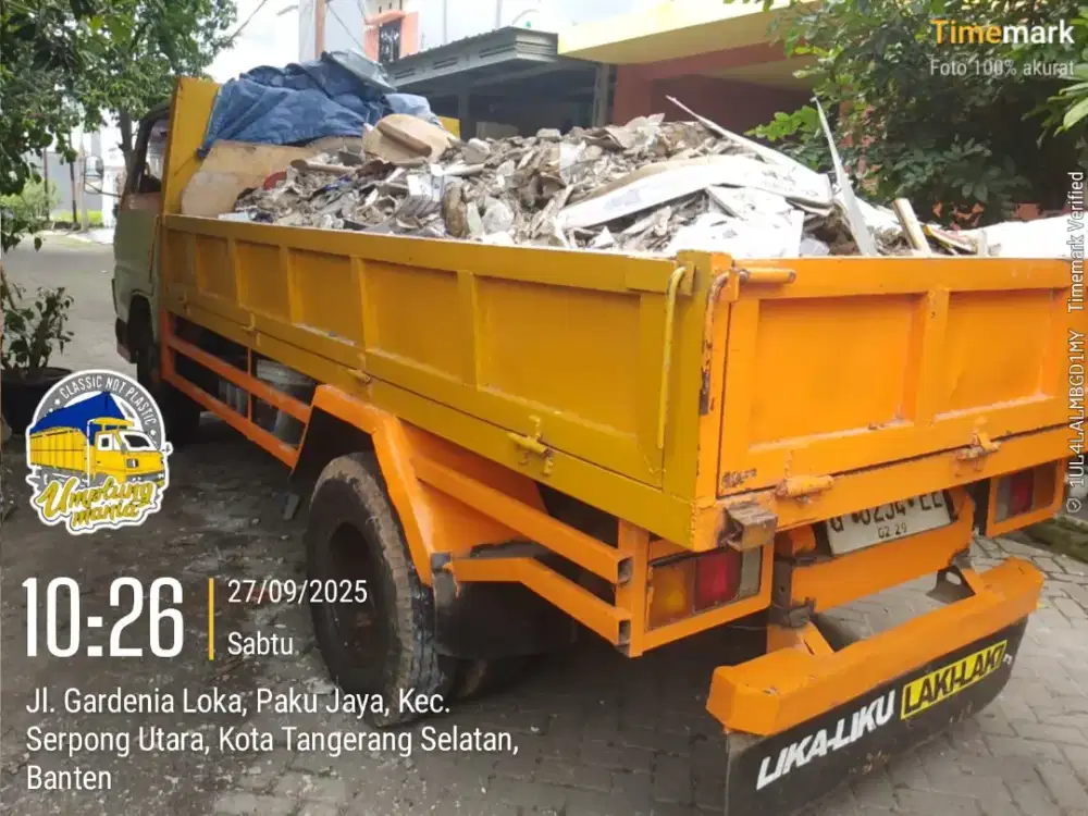 Jasa angkut puing dan buang sampah