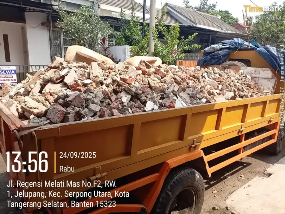 Jasa pengurugan dan buang puing
