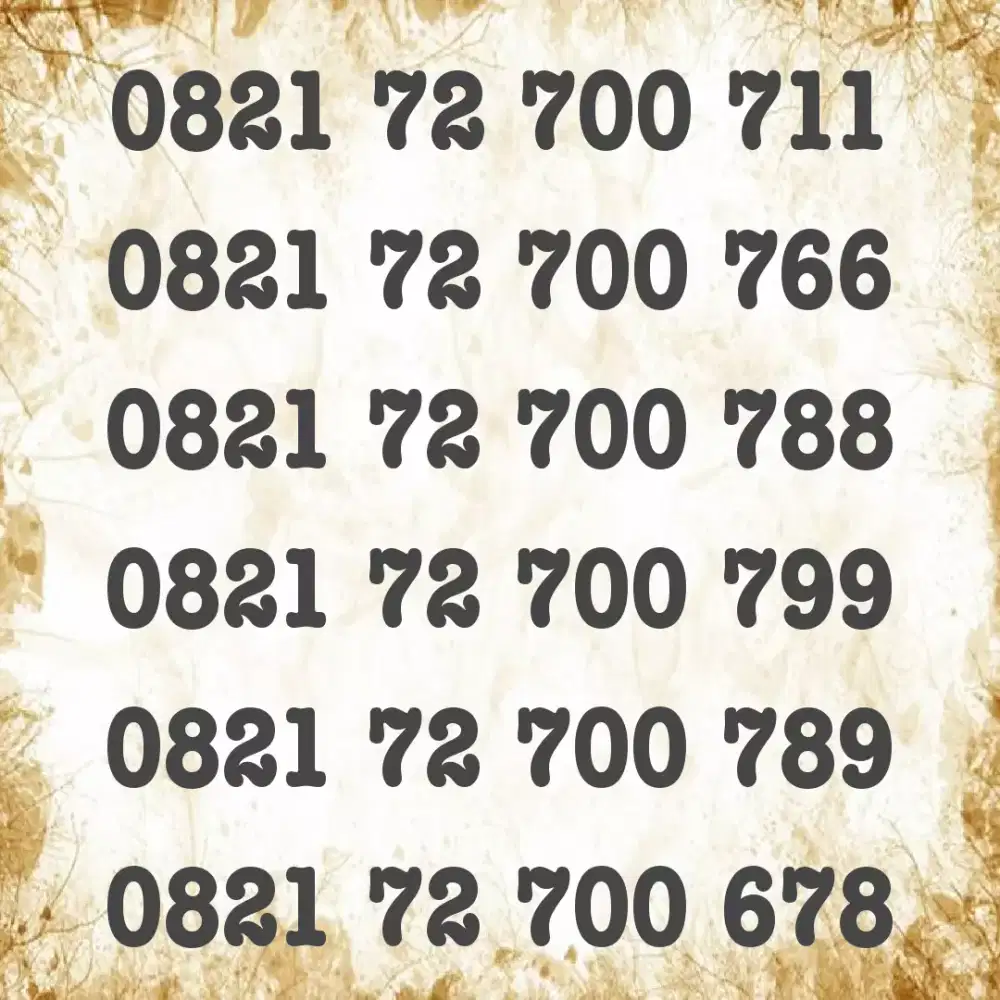 NO CANTIK TELKOMSEL SERI 700