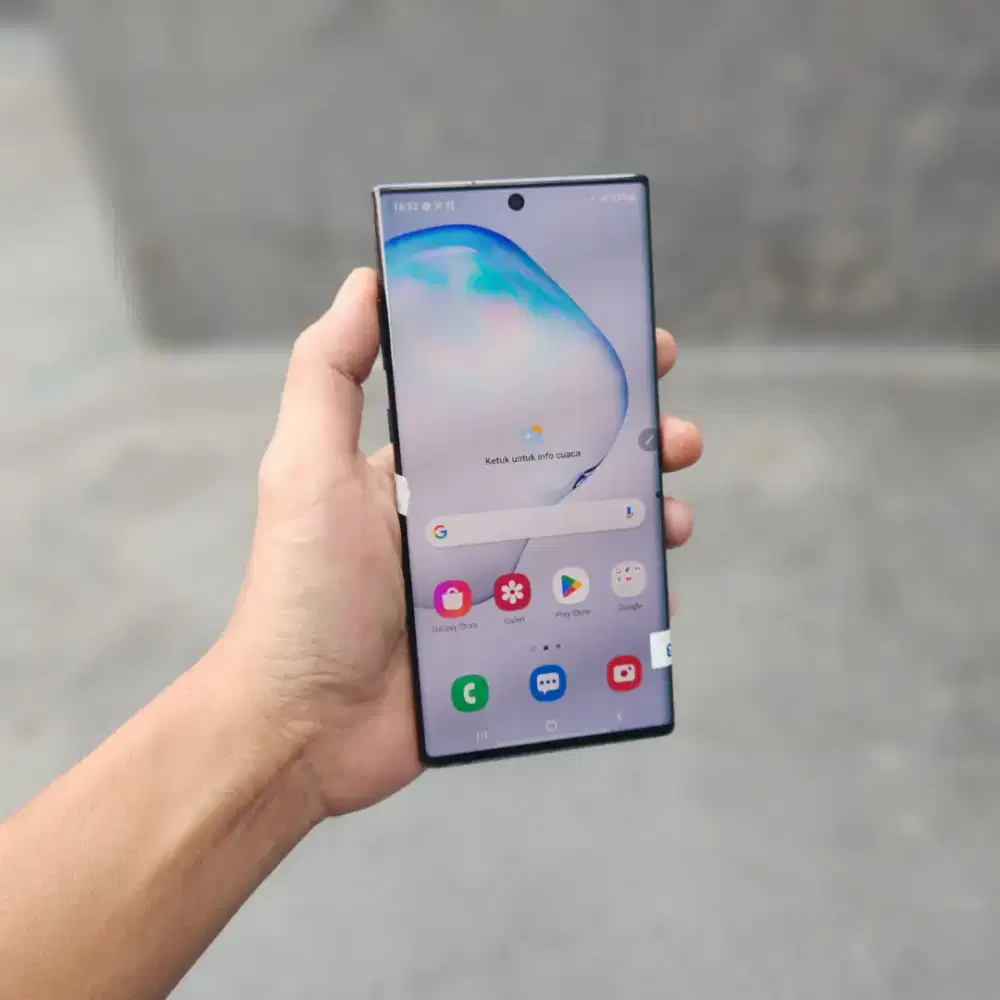 SAMSUNG GALAXY NOTE 10 PLUS SEIN 12/256 GB MINUS TOMPEL SECUIL