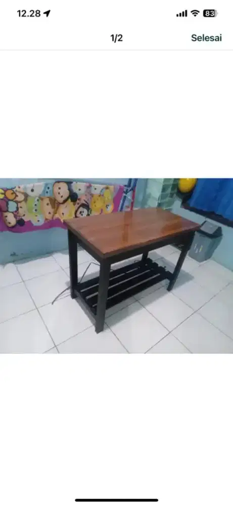 Meja dapur rak kompor, meja rak aquarium aquascafe , meja TV ps