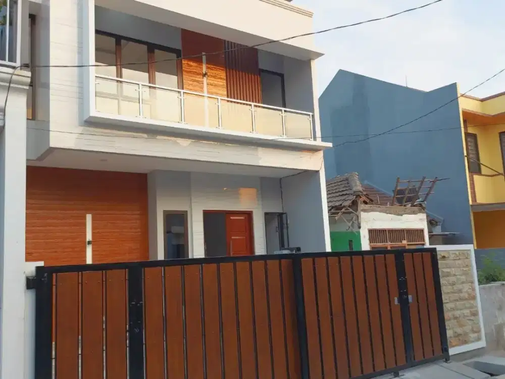 Rumah Baru Desain Modern Minimalis Tropis Bintara