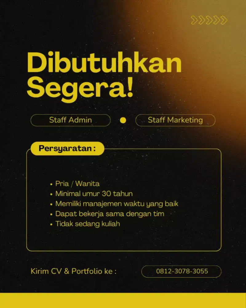 Iklan Lowongan Kerja