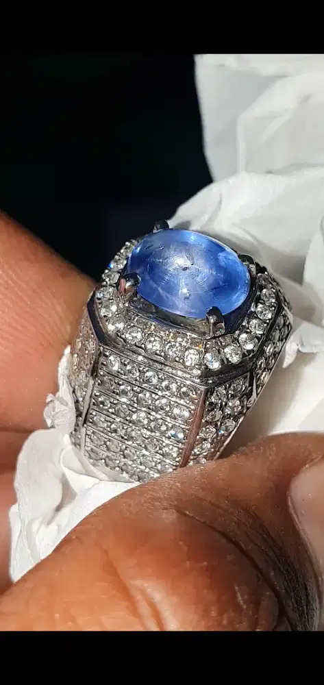 Natural blue star saphir ceylon