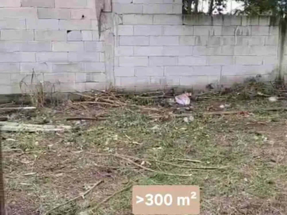DISEWAKAN  Lahan 300m2 di Kranji, Bekasi Barat