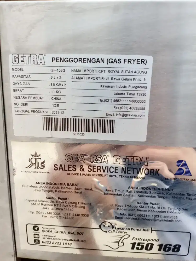 Penggorengan 2tungku