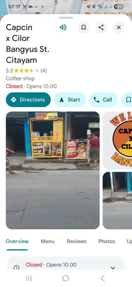 Cari staf outlet capcin stasiun citayam pondok petir curug sawangan