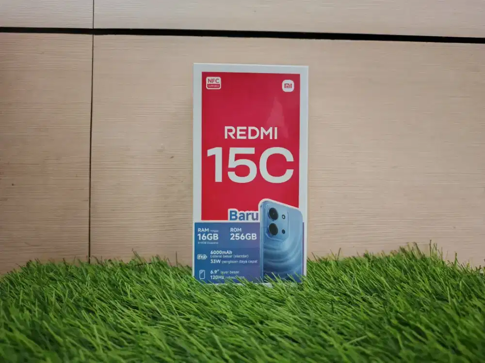 [ Fast respon WA ] Xiaomi Redmi 15C NFC 6+6/128 Garansi resmi 15bln