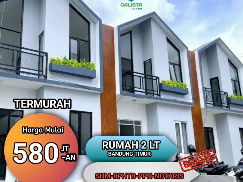 Dijual rumah 2 lantai 3 kamar tidur di ujung berung bandung