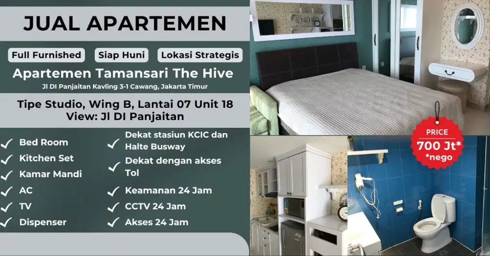 Jual Apartemen The Hive, Cawang, Jakarta Timur