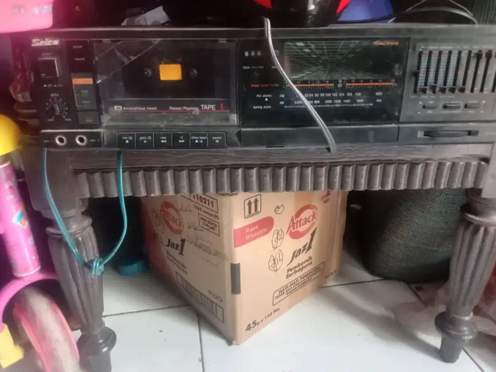 Tape deck jadul merek SEICO Lokasi central no3cilebut