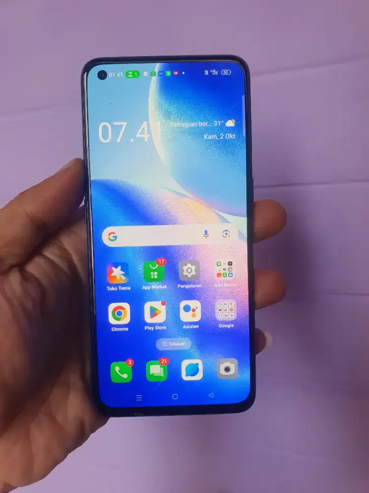 Oppo reno 5 4g 8/128 asli oppo