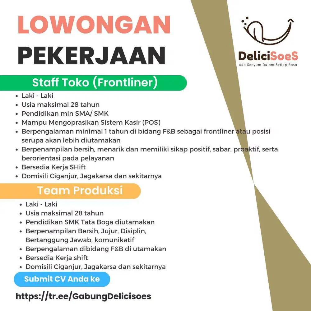 Dibutuhkan Segera