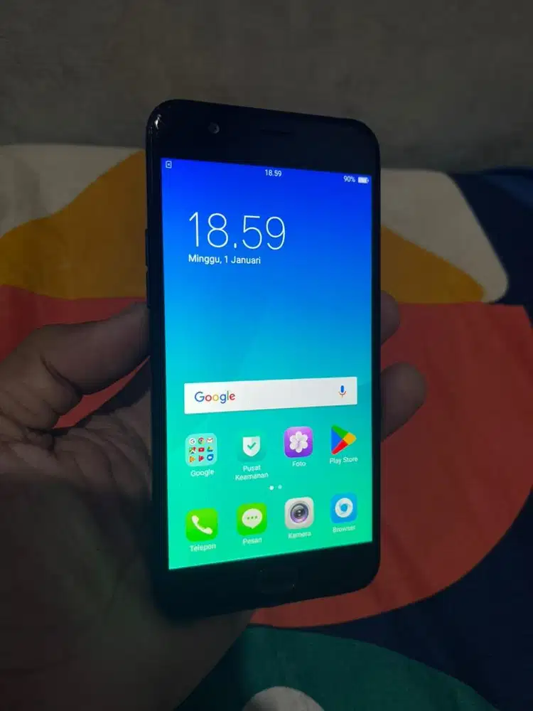 Oppo A57 Ram 3/32 Jaringan 4G LTE Mesin Normal Jaya