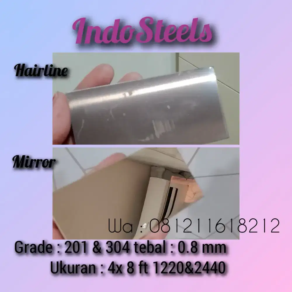 Plat Stainless Steel