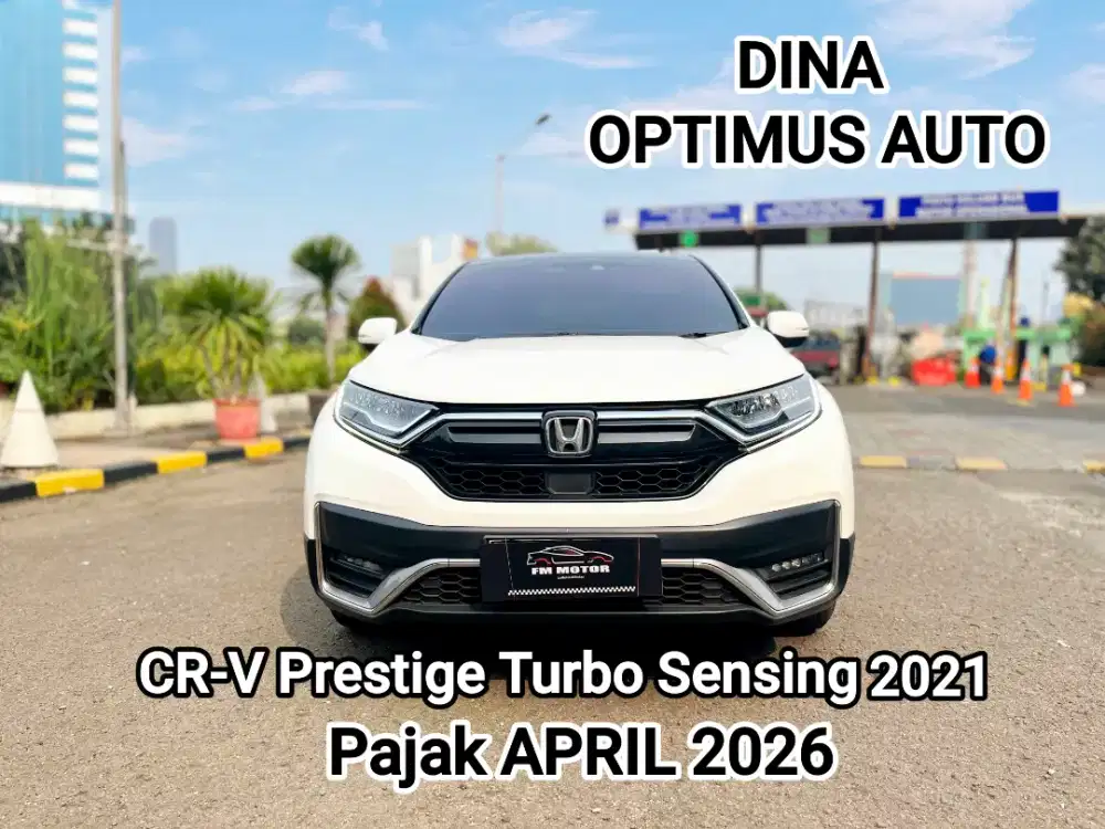 Honda CR-V Prestige Turbo Sensing 2021 Automatic, KM LOW,Pajak Panjang