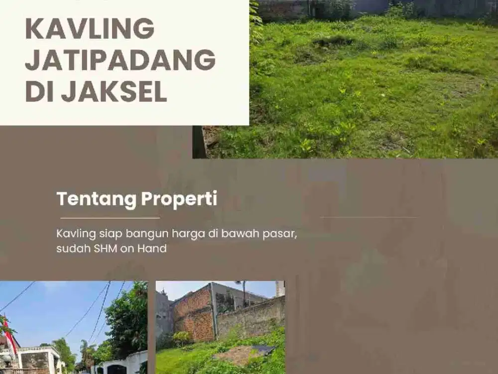 Dijual Cepat Kavling siap bangun harga di bawah NJOP open Nego