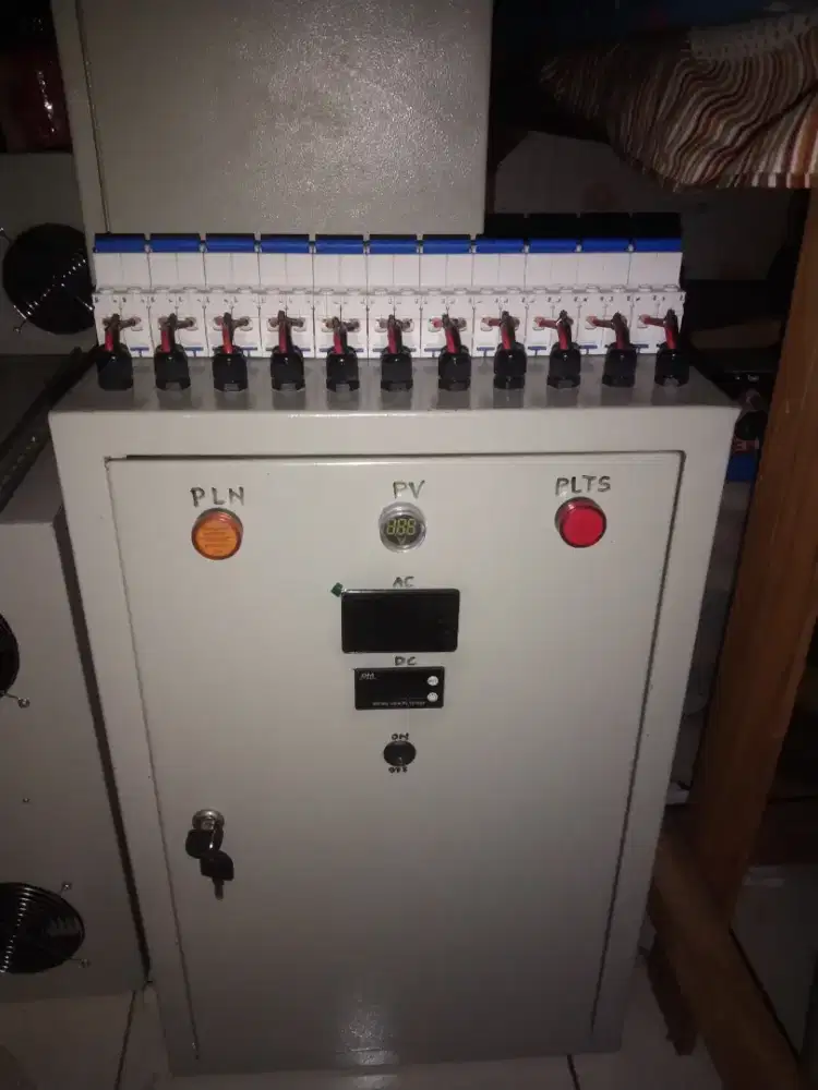 Hybrid offgrid ATS 24v 2kva mppt 130A full otomatis sistem