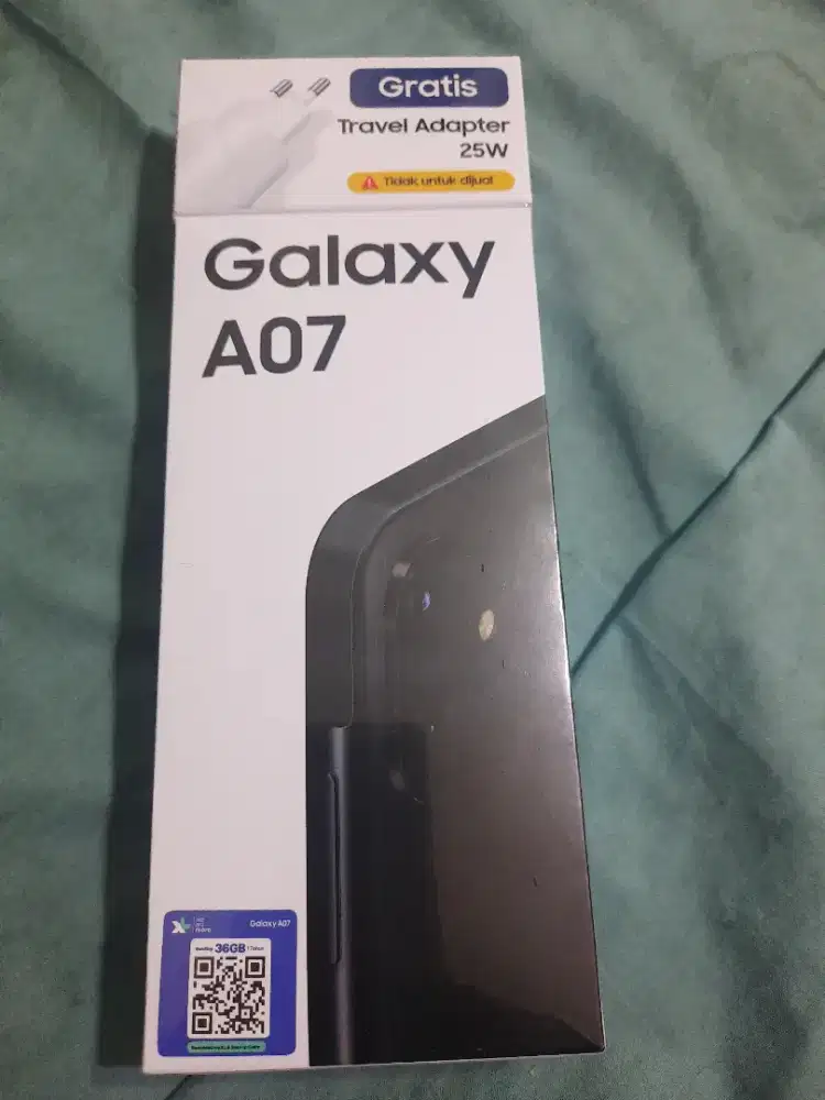 Dijual samsung galaxy A07 8/256 kondisi plastikan segel