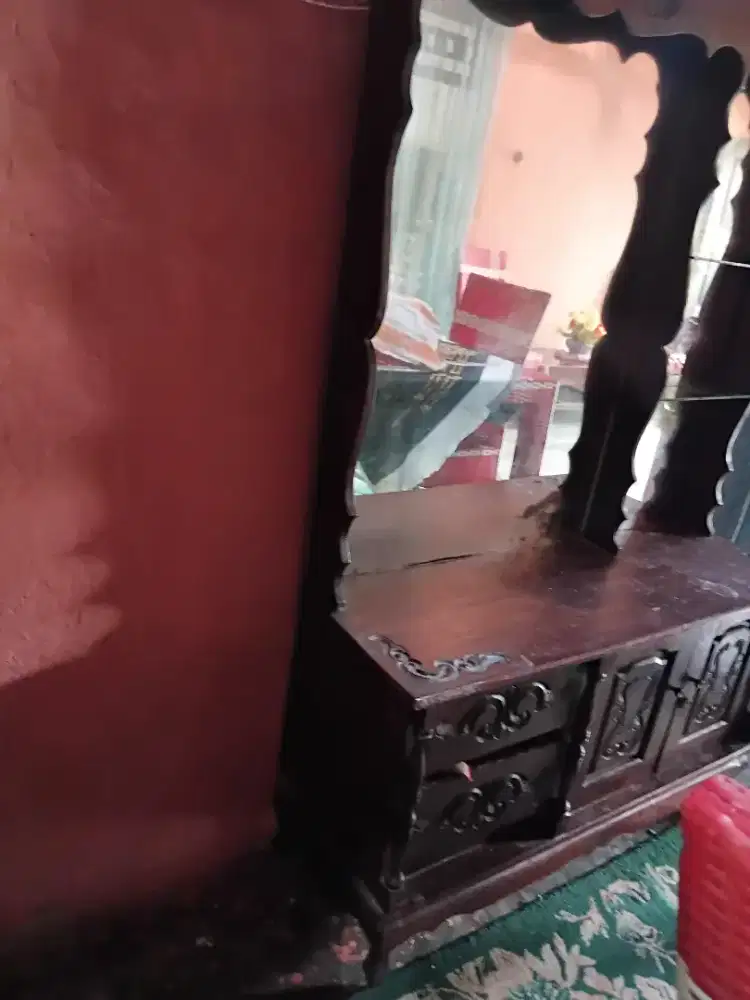 Meja Rias kayu jati