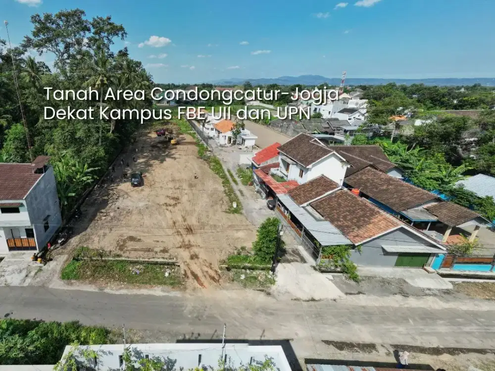 Tanah Strategis Sleman Area Kawasan Premium Condongcatur