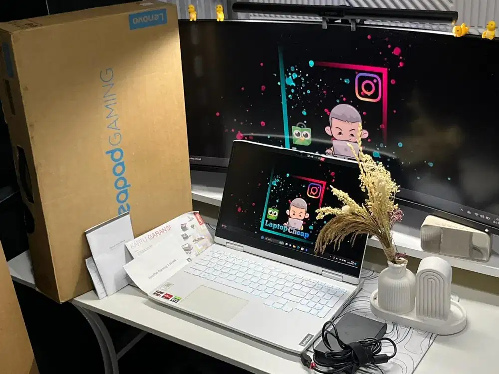 Lenovo Ideapad Gaming 3 Ryzen 7 6800H RTX 3050Ti Putih Special Edition