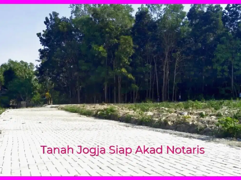 Tanah Strategis Siap AJB Balecatur Dekat Univ. Mercu Buana