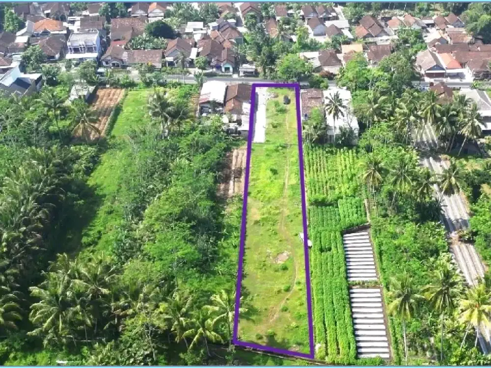 Tanah Strategis Mangku Jalan Aspal Tempel