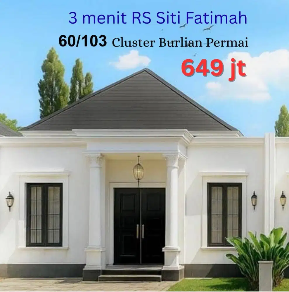 Dijual Cluster Mewah Sukabangun 2 Palembang