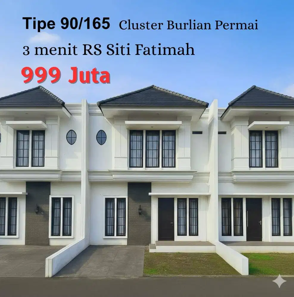 Cashback Hingga Puluhan Juta untuk Rumah Cluster Mewah!