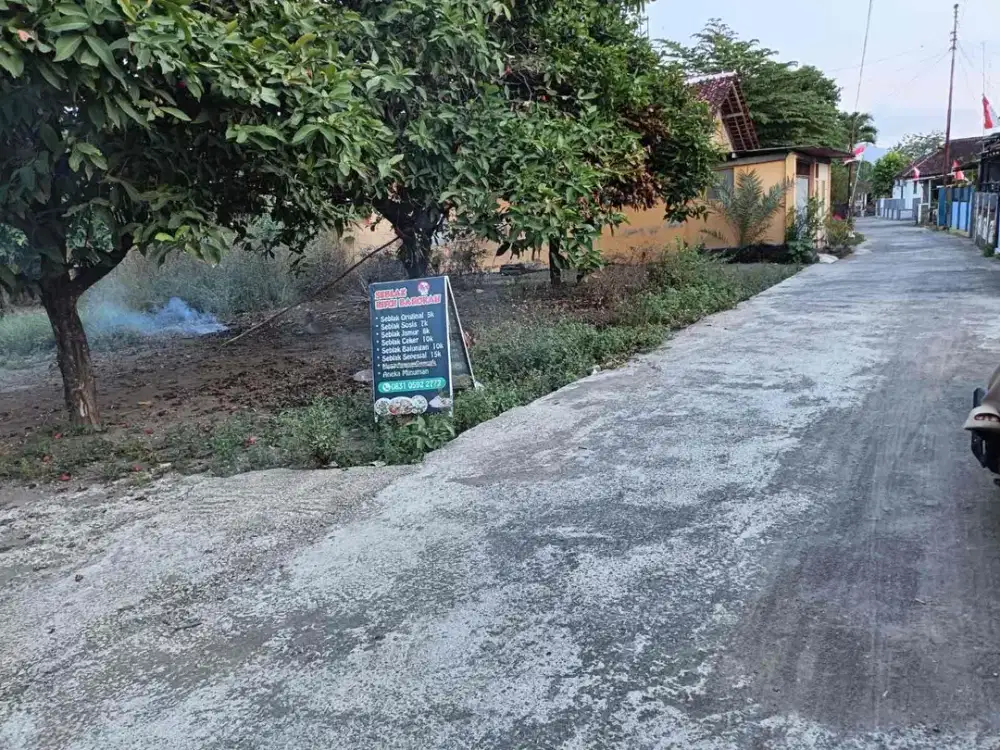 Dijual Tanah Pekarangan Berbah Sleman