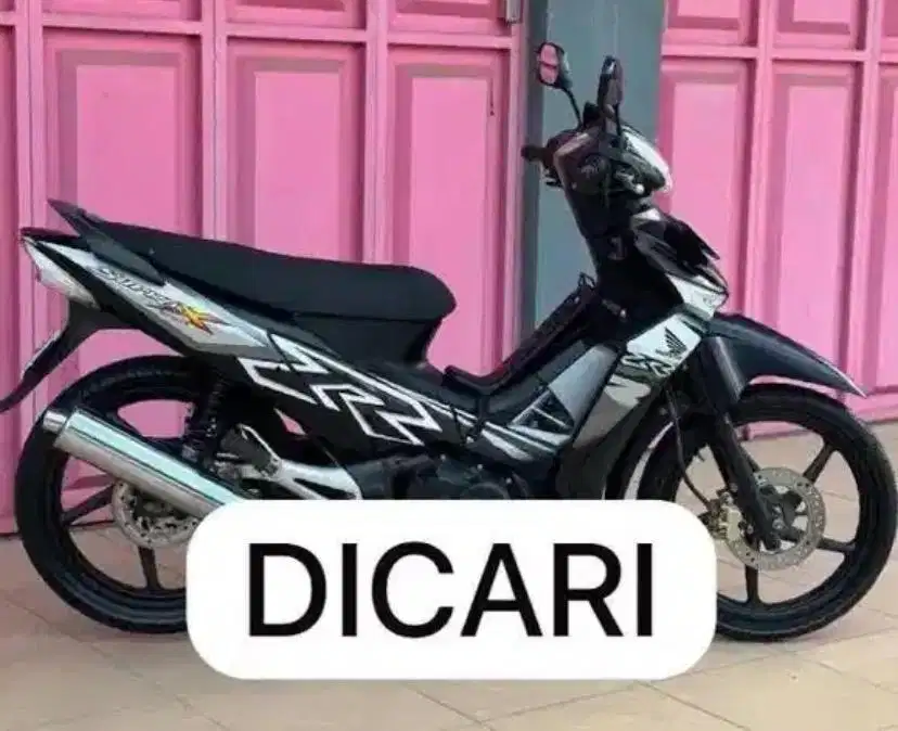 Di Cari Supra X 125 Double Disk DD Tahun 2010 Ke Atas Karbu Supra 2012