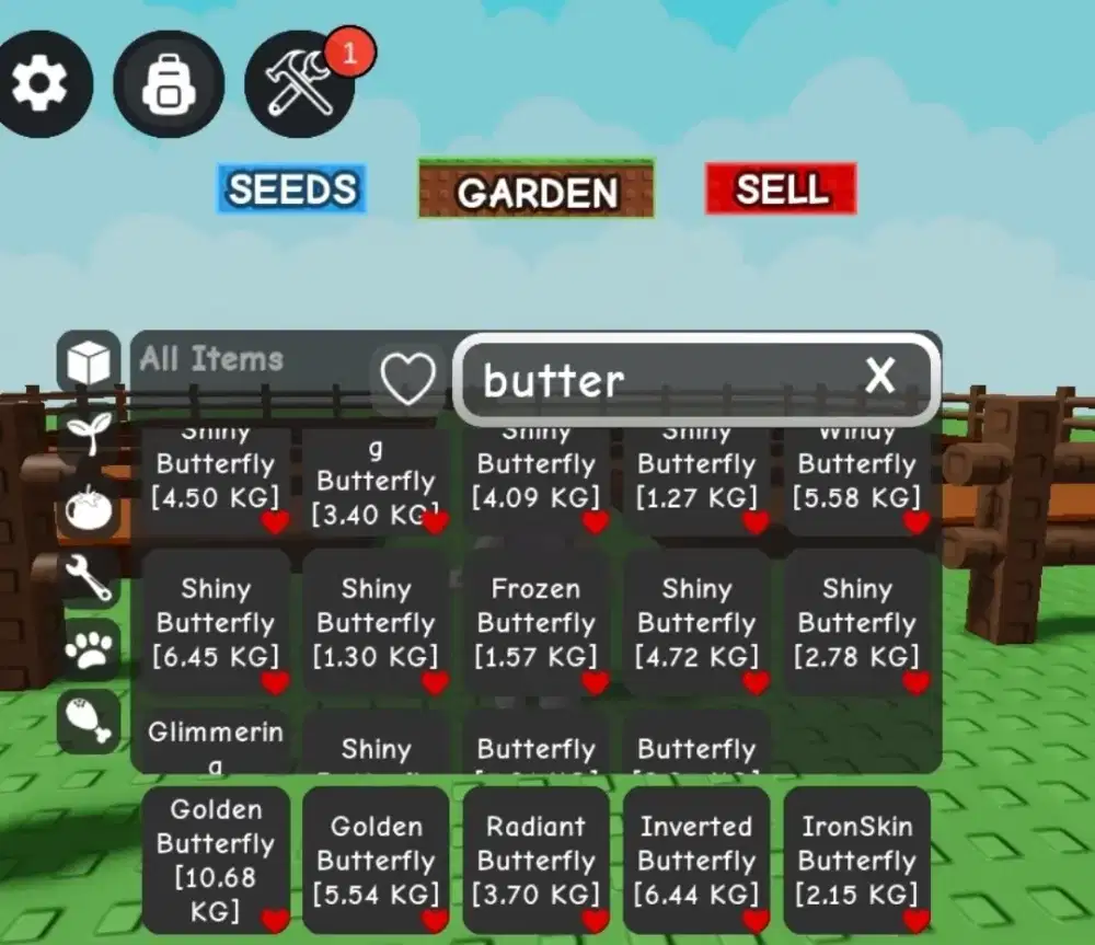 Butterfly pet game grow a garden