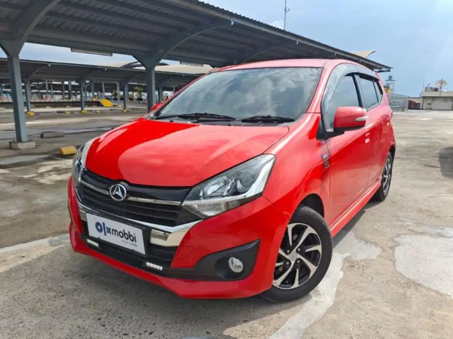 DP Rendah  6JT - Daihatsu Ayla 1.2 R Bensin-AT 2018 Merah