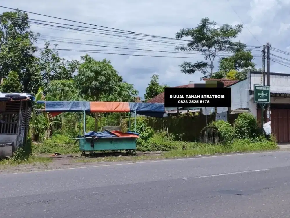 Dijual Tanah Strategis, Jalur Utama Antar Kota Purwokerto-Purbalingga