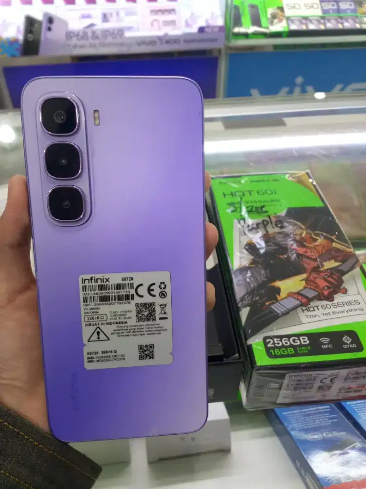 Infinix hot 60i 8+8/256 fulset ori