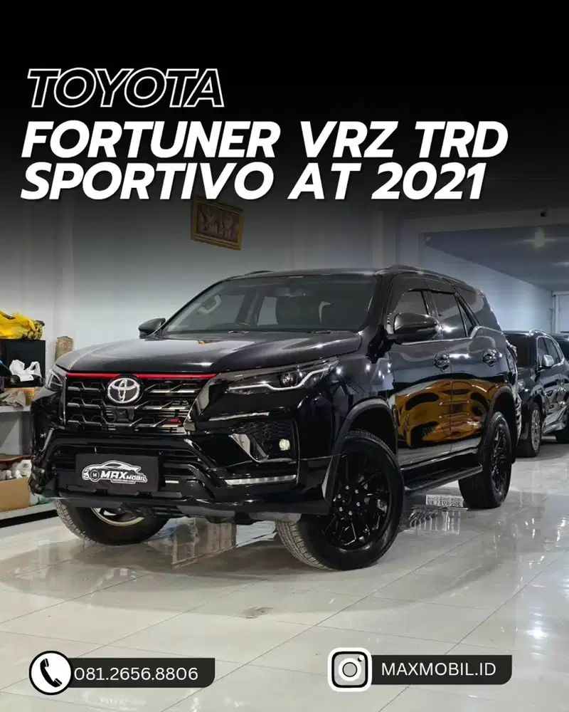 [ODO 10RB ‼️] Toyota Fortuner VRV TRD AT 2021 pemakaian 2022