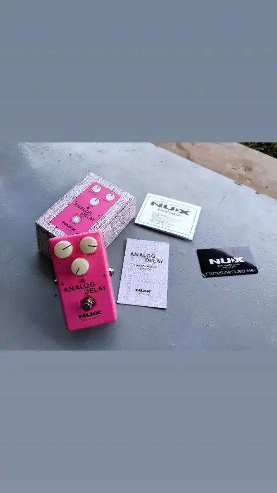 efek gitar delay nux like new mantap nett