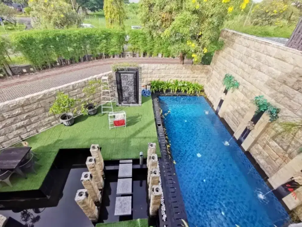 Premium Rumah Minimalis 2 Lt Pool Taman Hunian