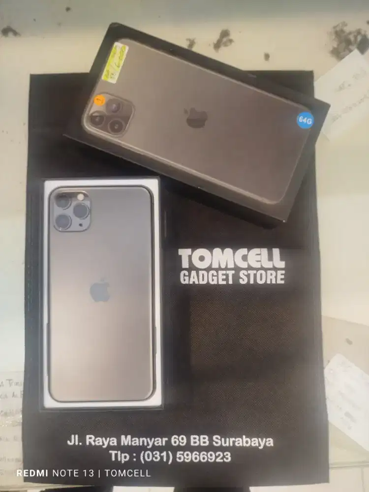 Iphone 11 pro max 64gb inter ,lengkap normal
