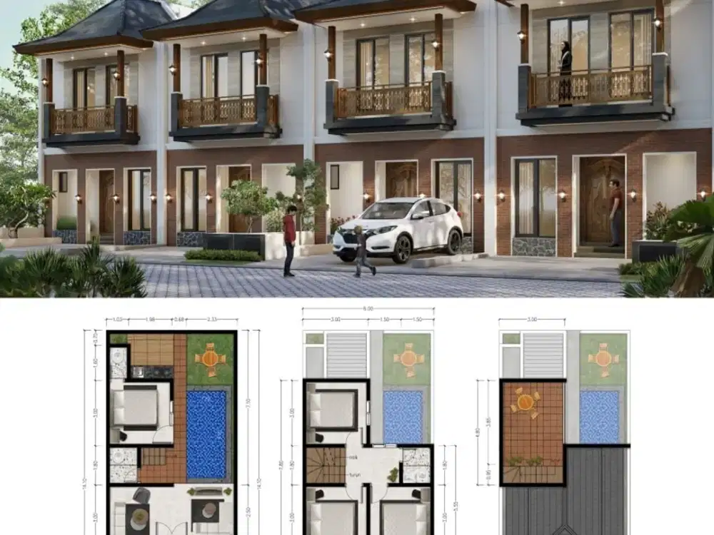 Villa batu premium private pool dan rooftop dekat alun alun batu