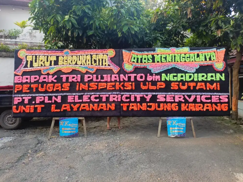 Papan bunga bandar lampung